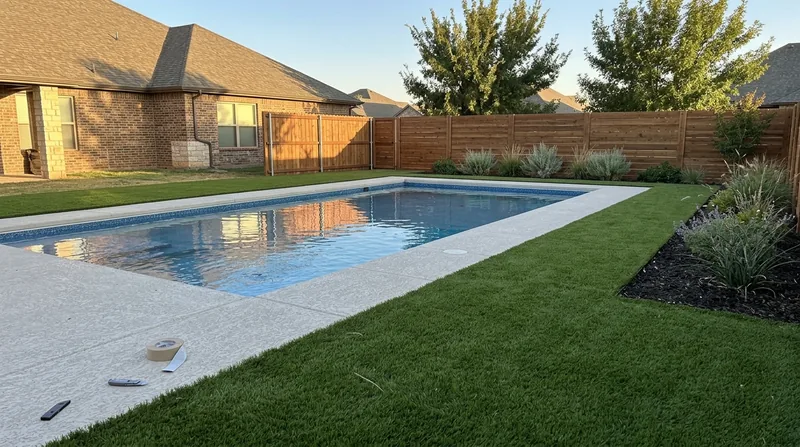 Pool Surround Turf Lubbock